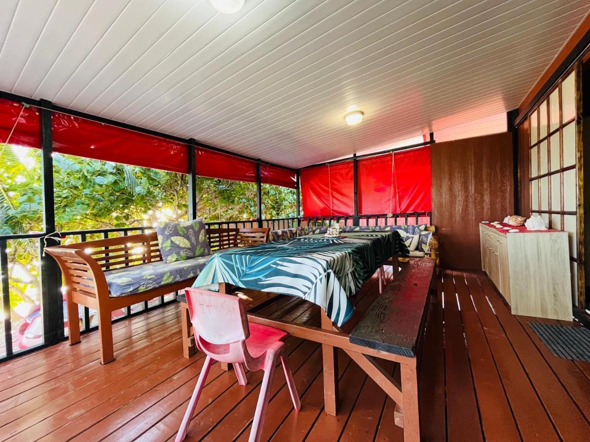 Moorea Temae Bungalow Lory Bord De Mer Dış mekan fotoğraf